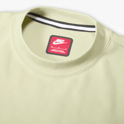 Camisola de lã cardada de manga curta Nike Tech para homem