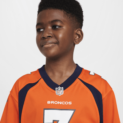 NFL Denver Broncos (Russell Wilson) Older Kids' Game American Football Jersey