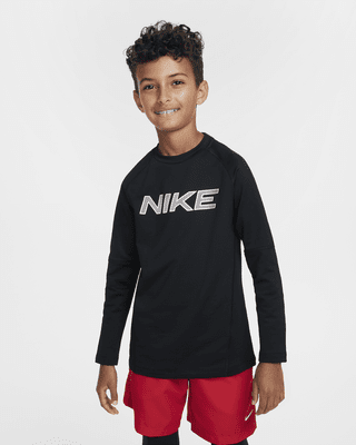 Подростковые  Nike Pro Warm Big Kids' (Boys') Dri-FIT Long-Sleeve Training Top для тренировок