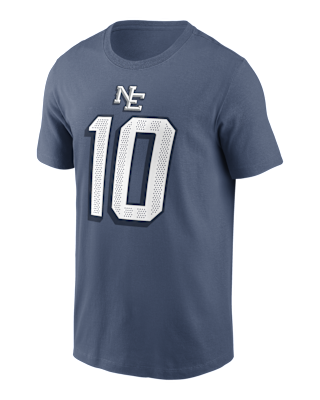 Мужская футболка Drake Maye New England Patriots Rivalries Collection Nike NFL