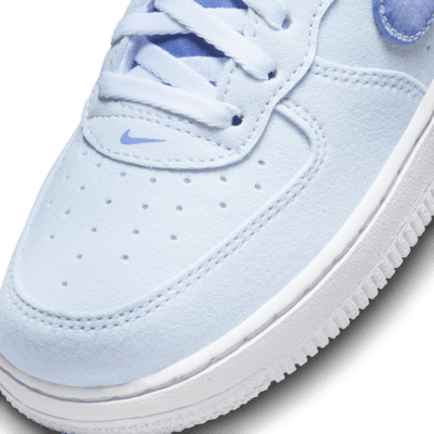 Nike Force 1 LV8 Little Kids' Shoes in Blue, Size: 11C | FN6970-423