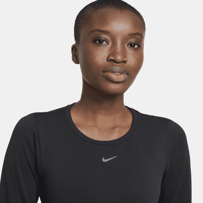 Playera de entrenamiento de manga larga y ajuste entallado para mujer Nike Dri-FIT ADV Aura