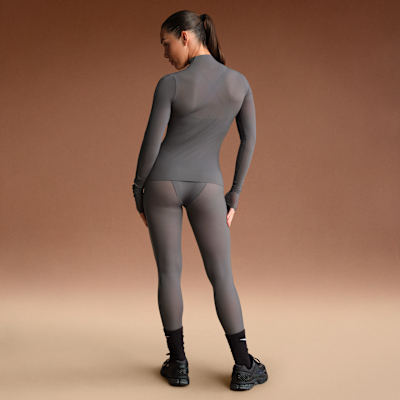 NikeSKIMS Weightless Layers Women's Mock-Neck Long-Sleeve Top