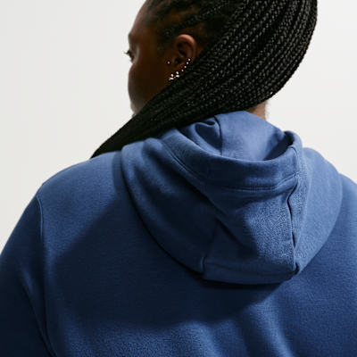 Sudadera con gorro sin cierre Nike Sportswear para mujer Club Fleece (talla grande)