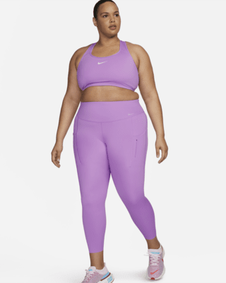 Женские тайтсы Nike Go Firm-Support High-Waisted 7/8 Leggings with Pockets (Plus Size)