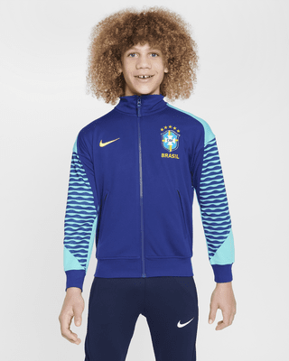 Подростковая куртка Brazil Academy Pro Big Kids' Nike Dri-FIT Soccer Anthem