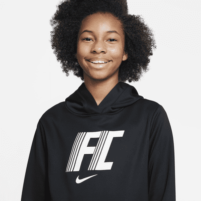 Nike Dri-FIT F.C. Big Kids' Fleece Soccer Hoodie. Nike.com