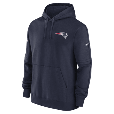 Ανδρικό φούτερ με κουκούλα Nike NFL New England Patriots Sideline Club