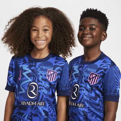 Atlético Madrid 2024/25 Stadium Third Nike Replika-Fußballtrikot mit Dri-FIT-Technologie (ältere Kinder)