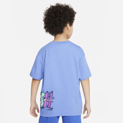 Nike Sportswear "Art of Play" Relaxed Graphic Tee Little Kids T-Shirt