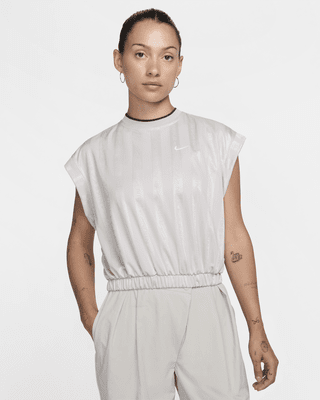 Женские джерси Nike Sportswear Collection Dri-FIT Short-Sleeve Jacquard Jersey