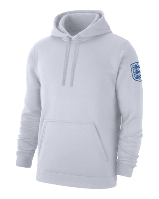 Мужское худи England Club Fleece Nike Soccer Pullover Hoodie