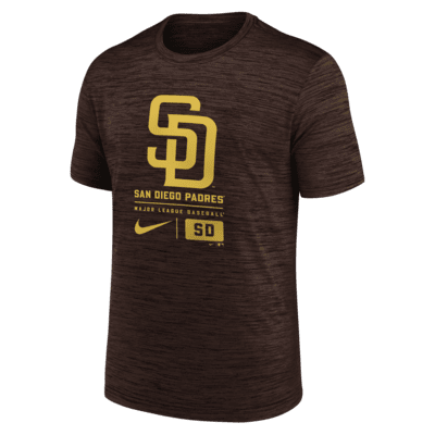 Мужская футболка San Diego Padres Large Logo Velocity
