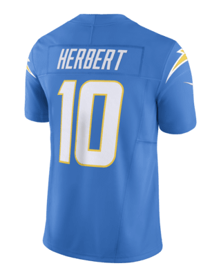 Youth Nike Justin Herbert Powder Blue Los Angeles Chargers Game Jersey