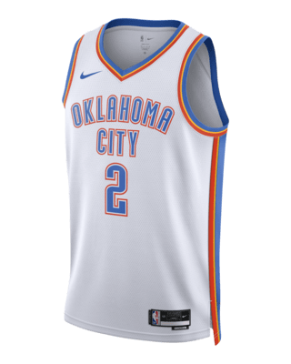 Мужские джерси Oklahoma City Thunder Association Edition 2022/23 Nike Dri-FIT NBA Swingman Jersey