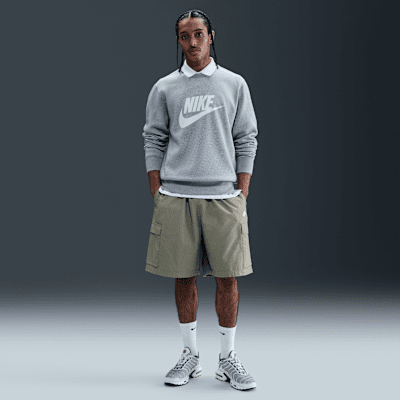 Nike Sportswear Club herenshirt van fleece met ronde hals en graphic