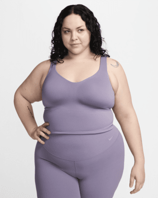 Женские  Nike Alate Light-Support Padded Sports Bra Tank Top (Plus Size)