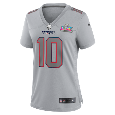 Drake Maye New England Patriots Super Bowl LX Women's Nike NFL Game Fashion Jersey