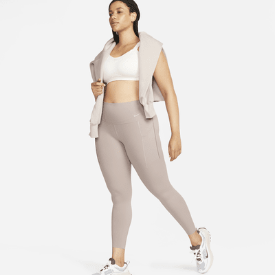 Leggings de 7/8 de tiro alto y sujeción media con bolsillos para mujer Nike Universa