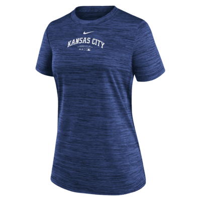 Kansas City Royals Authentic Collection Practice Velocity Women's Nike Dri-FIT MLB T-Shirt