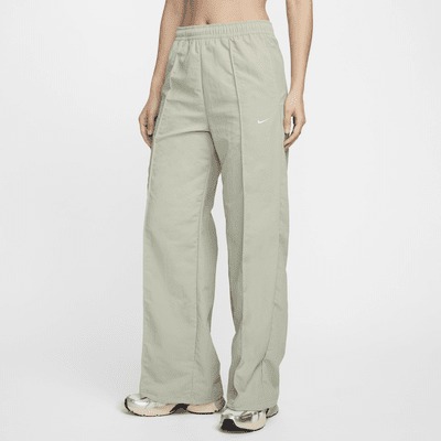 Pants de tiro medio con dobladillo abierto para mujer Nike Sportswear Everything Wovens