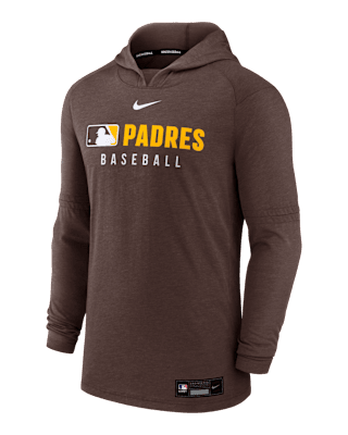 Мужское худи San Diego Padres Authentic Collection Nike Dri-FIT MLB Pullover Hoodie