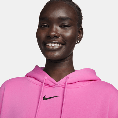 Nike Sportswear Phoenix Fleece túlméretezett, kapucnis, belebújós női pulóver