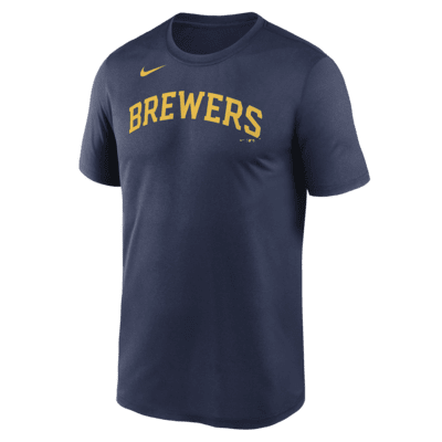 Nike Dri-FIT Logo Legend (MLB Milwaukee Brewers) Men's T-Shirt