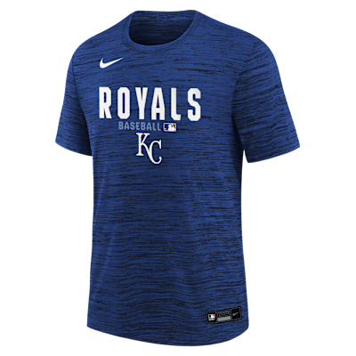 Kansas City Royals Authentic Collection Velocity Big Kids' Nike Dri-FIT MLB T-Shirt
