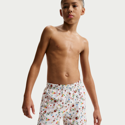 Nike Swim Breaker Big Kids' (Boys') 7" Brief-Lined Volley Short
