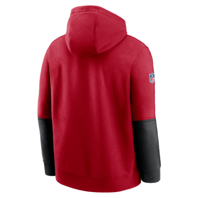 Sudadera con gorro sin cierre Nike de la NFL para hombre San Francisco 49ers Sideline Team Issue Club