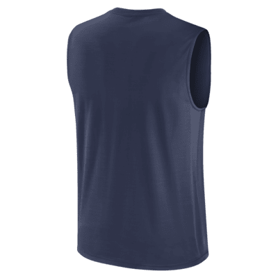 Seattle Mariners Large Logo Men's Nike Dri-FIT MLB Muscle Tank Top