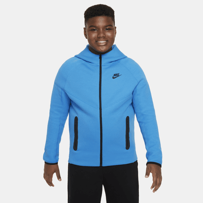 Nike Sportswear Tech Fleece Big Kids' (Boys') Full-Zip Hoodie (Extended Size)