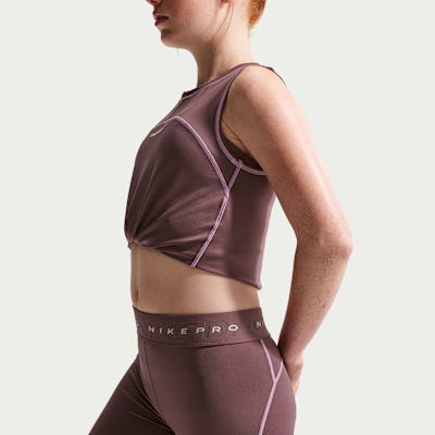 Nike Pro Dri-FIT shorts voor kinderen (8 cm)