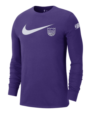 Мужская футболка Sacramento Kings Swoosh Essential Nike NBA Long-Sleeve