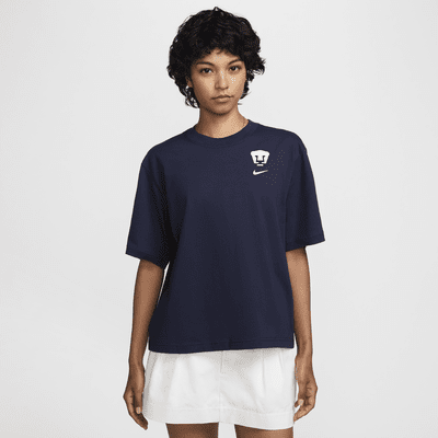 Playera de fútbol Nike para mujer Pumas UNAM Supporter