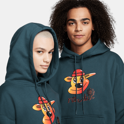 Sudadera con gorro sin cierre de skateboarding de tejido Fleece Nike SB