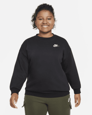 Подростковый свитшот Nike Sportswear Club Fleece Big Kids' (Girls') Oversized (Extended Size)