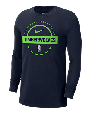 Мужская футболка Minnesota Timberwolves Nike NBA Practice Long-Sleeve