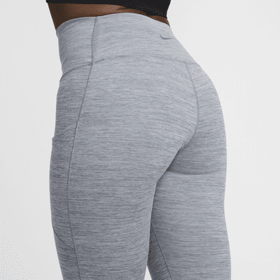 Leggings tiro alto de 7/8 con bolsillos para mujer Nike One