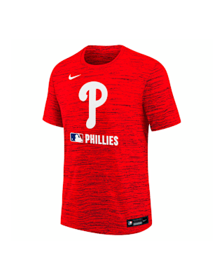Детская футболка Philadelphia Phillies Authentic Collection Velocity Big Kids’ Nike Dri-FIT MLB