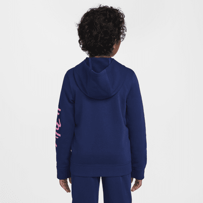 Atlético Madrid Club Third Older Kids' (Boys') Nike Football Full-Zip French Terry Hoodie