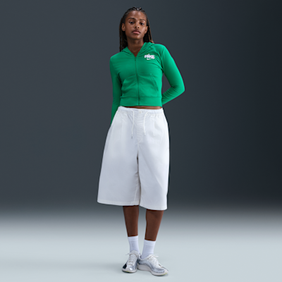 Långärmad huvtröja Nike Sportswear med hel dragkedja för kvinnor
