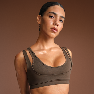 NikeSKIMS Matte Women's Double-Strap Scoop Bra