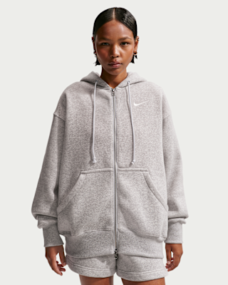 Женское худи Nike Sportswear Phoenix Fleece Oversized Full-Zip Hoodie