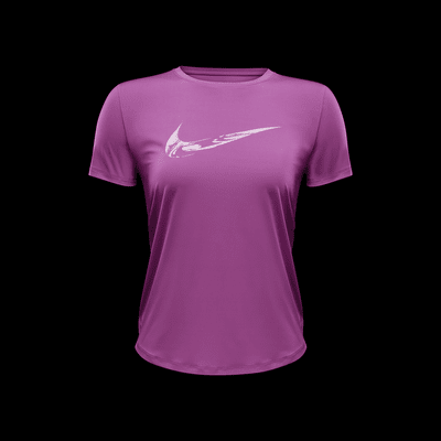 เสื้อวิ่งกราฟิกแขนสั้นผู้หญิง Dri-FIT Nike One