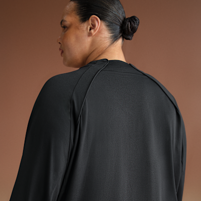 NikeSKIMS Airy Women's Oversized V-Neck Long-Sleeve Top