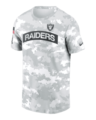 Мужская футболка Las Vegas Raiders Salute to Service Edge Arch Nike Dri-FIT NFL