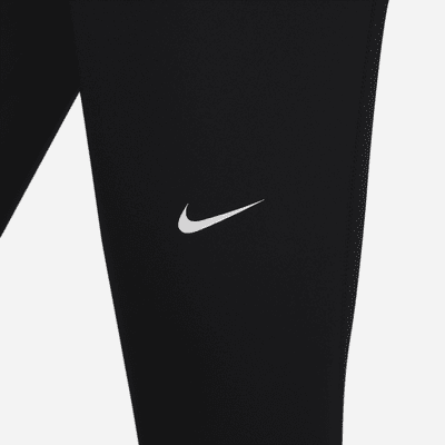 Nike Pro Women's Mid-Rise Crop Mesh-Panel Leggings