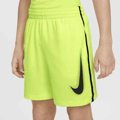 Shorts de entrenamiento con gráfico Dri-FIT para niño talla grande Nike Multi